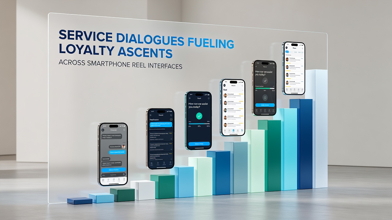 User engaging with support chat on a smartphone reel platform while viewing loyalty tier progress
