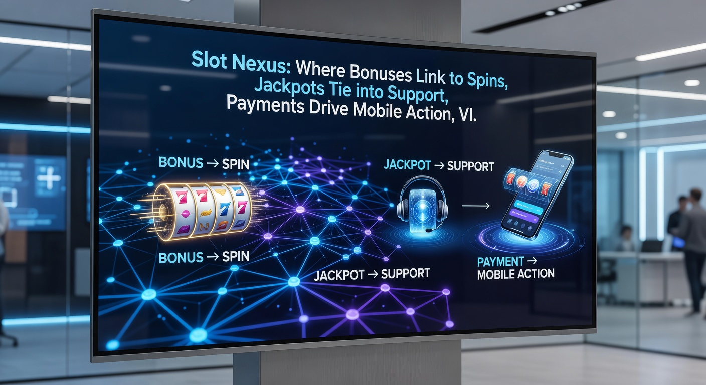 Visual nexus of jackpot icons connected by chat bubbles, support agents, and glowing progressive meters on a slot interface