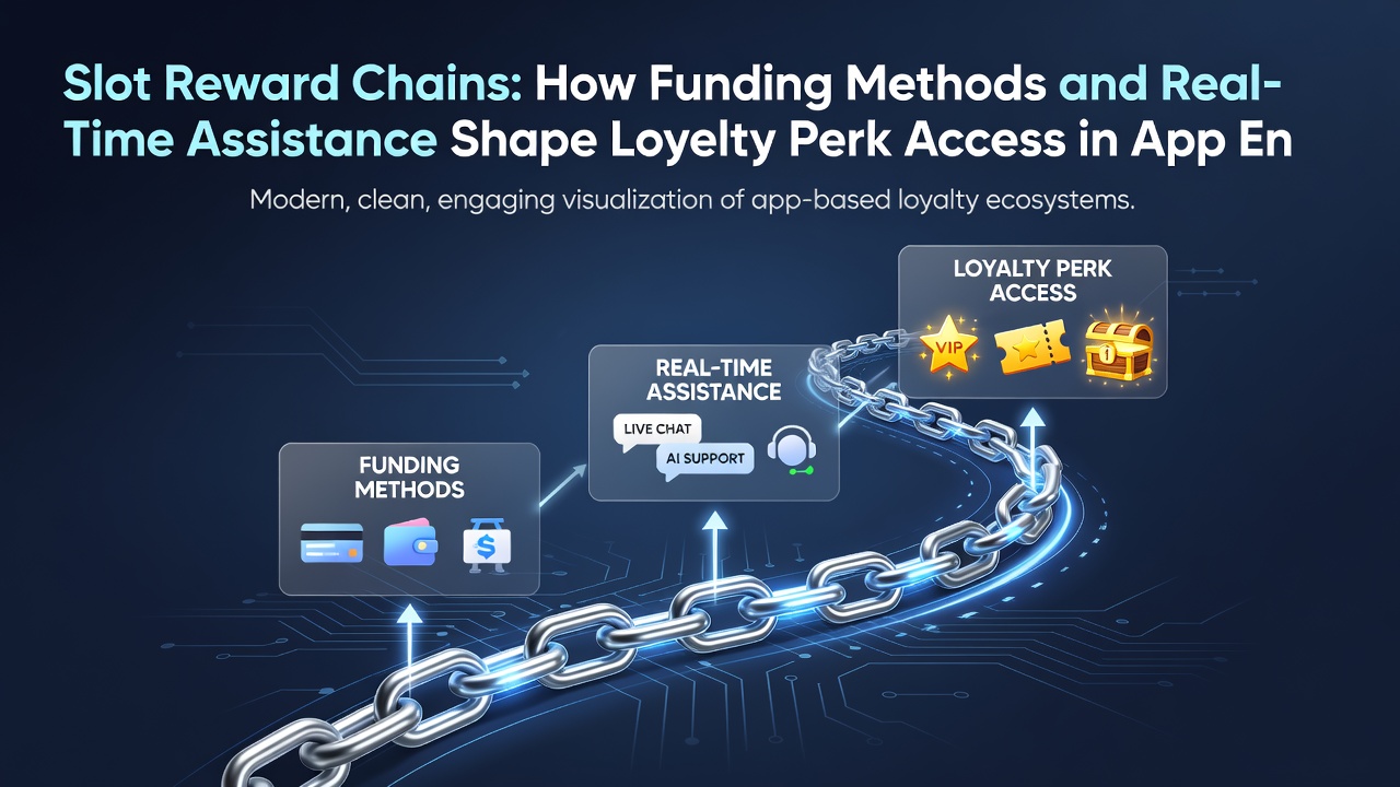 Diagram depicting connections between deposit flows, support sessions, and loyalty tier progression in slot applications